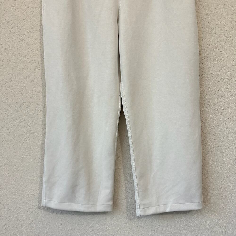 LULULEMON Softstreme Pants Ivory Cropped Relaxed Straight High Rise - Picture 7 of 14